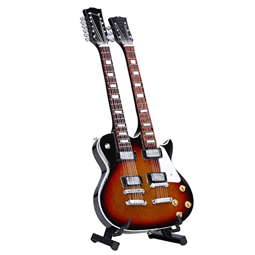 Dilwe Miniaturgitarre, 18 cm Länge, E-Gitarrenmodell, Dekoration für Heimdekorationsgeschenke Dilwe Miniaturgitarre, 18 cm Länge, E-Gitarrenmodell, Dekoration für Heimdekorationsgeschenke von Dilwe