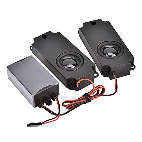 Dilwe Motor Sound Simulator, Gasgestänge Gruppe 2 Lautsprecher Motor Motor Sound Simulator für 1/10 RC Modellauto, Zubehör für Modellautos Dilwe Motor Sound Simulator, Gasgestänge Gruppe 2 Lautsprecher Motor Motor Sound Simulator für 1/10 RC Modellauto, Zubehör für Modellautos von Dilwe