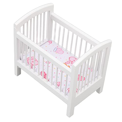 Puppenbett aus Holz, 11,4 X 7,1 X 10,2 Cm/4,5 X 2,8 X 4,0 Zoll, Puppenhaus aus Holz, Kleines Bett, Puppenhaus-Dekoration f¨¹r 1:12 Puppenhaus, Wei?Wawa house Puppenbett aus Holz, 11,4 X 7,1 X 10,2 Cm/4,5 X 2,8 X 4,0 Zoll, Puppenhaus aus Holz, Kleines Bett, Puppenhaus-Dekoration f¨¹r 1:12 Puppenhaus, Wei?Wawa house von Dilwe