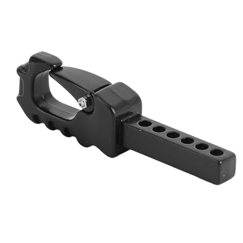 Dilwe RC -Anhängerhaken, Easy Control Crawler Trailer Hitch Schlepphaken für 4101 4102 4082 1/10 1/8 RC Crawler (Black) von Dilwe