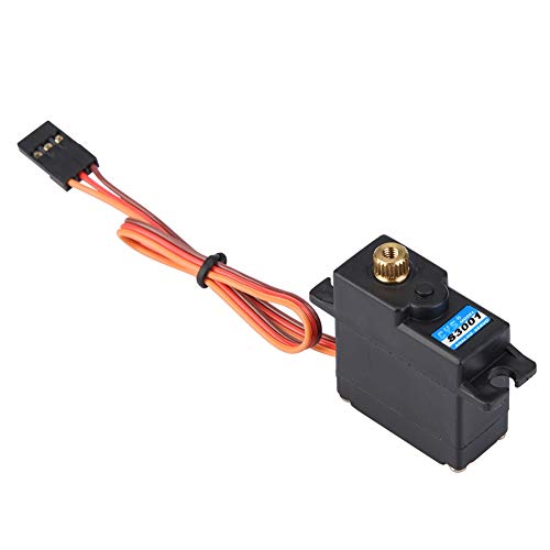 Dilwe RC Auto Servo, Wasserdicht 17g Digital Servo-Metallgetriebe für WPL1625 / Wltoys 144001, Fernbedienung LKW Autoteil Zubehör Dilwe RC Auto Servo, Wasserdicht 17g Digital Servo-Metallgetriebe für WPL1625 / Wltoys 144001, Fernbedienung LKW Autoteil Zubehör von Dilwe