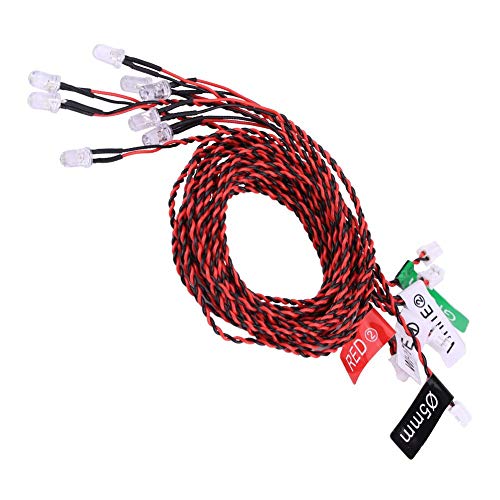 Dilwe RC-Blitzlicht, 8 LED-Beleuchtungssystem-Kit-Simulationsblinkleuchten für RC-Flugzeughubschrauber Dilwe RC-Blitzlicht, 8 LED-Beleuchtungssystem-Kit-Simulationsblinkleuchten für RC-Flugzeughubschrauber von Dilwe