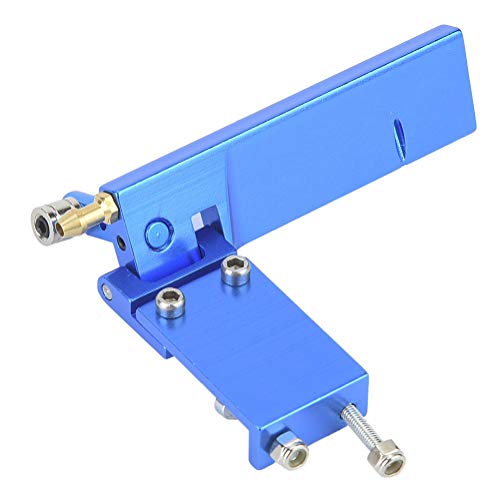 RC Boot Ruder, Aluminium Ruder mit Wasseraufnahme für ferngesteuertes Elektro- / Methanolbootsmodell(blau, 95mm) von Dilwe