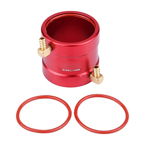Dilwe RC Boot Wasserkühlung Jacke, Aluminium Wasserkühlung Jacke für 36mm-40mm Motor RC Modellboot Zubehör Metallteile von Dilwe