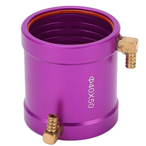 Dilwe Giacca di Raffreddamento Ad Acqua del Motore per Barche RC, Alu Copper, Marine 40mm Giacca di Raffreddamento per Nave Accessori per Barche per Giocattoli e Giochi per von Dilwe