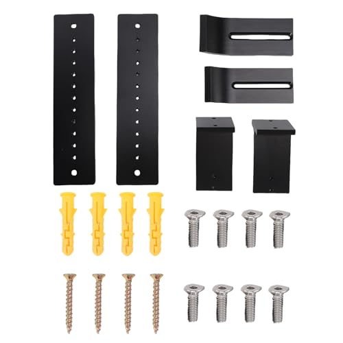 Dilwe RC Car Closet Lagers Rack Wandbügel, Legierung Modellradmontage -Anzeigeständer für 1/18 1/16 1/10 1/8 1/5 Offstraße RC Klettern Crawler (Black) von Dilwe