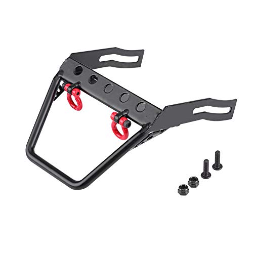 RC Car Frontstoßstange, Stahl Frontstoßstange für Axial SCX10 1/10 Remote Crawler Car(flach) von Dilwe