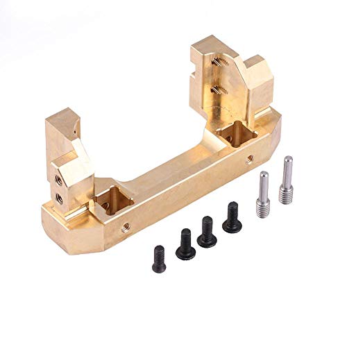 Dilwe RC Car Messing Frontstoßstange mit Halterung Modell Vehicle Bumper Bracket für RC Crawler Cars von Dilwe
