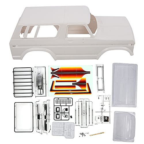 Dilwe RC Car Shell Kit, 1/10 Kunststoff RC Body Schutzhülle Kompatibles Modellautozubehör für TRX4 Modellauto Spielzeug und Spiele von Dilwe