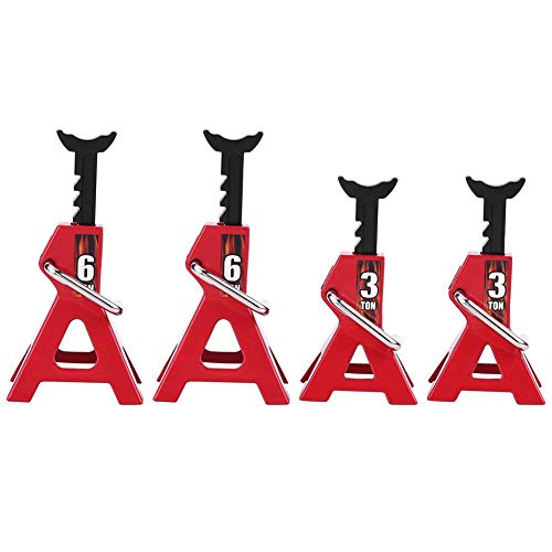Dilwe RC Car Simulation Jack Stands, Metall einstellbar 2 Stück 6 Ton 3 Ton Simulation Jack Stands für D90 Axial Wraith SCX10 1/10 Dilwe RC Car Simulation Jack Stands, Metall einstellbar 2 Stück 6 Ton 3 Ton Simulation Jack Stands für D90 Axial Wraith SCX10 1/10 von Dilwe