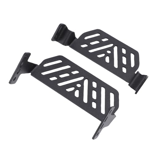 Dilwe RC -Chassis -Rüstungen, Impact Proof Chassis Vorne Heckpanzerschutz -Schleuderplatte mit Wärmeissipationsloch für 1/10 RC -Auto von Dilwe
