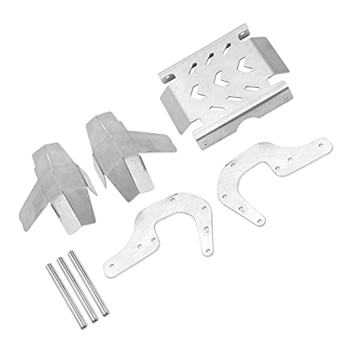 Dilwe RC-Chassis-Rüstungsset, RC-Chassis-Rüstungsset mit Frontstoßstange, Edelstahl-Rüstungs-Anti-Kollisions-Frontstoßstangen für LOSI LMT Solid AXLE 1/8 RC-Auto Dilwe RC-Chassis-Rüstungsset, RC-Chassis-Rüstungsset mit Frontstoßstange, Edelstahl-Rüstungs-Anti-Kollisions-Frontstoßstangen für LOSI LMT Solid AXLE 1/8 RC-Auto von Dilwe