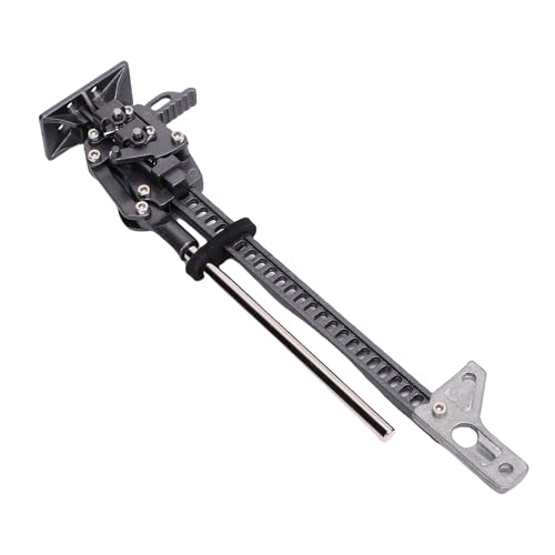 Dilwe RC Crawler Auto Heben Jack 1/10 Maßstab Aluminium Legierung RC Auto Rutschbare Jack Werkzeug Drop Proof für Offroad-Abenteuer mit Proof Design (Schwarz) von Dilwe