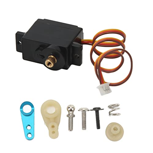 Dilwe RC Digital Servo, 28t Wasserdichtes Metallgetrebe Servo Ersatzee Car Model Teile für Wltoys 284131 1/28 RC Auto Model Toykarosserie-Zubehörr Dilwe RC Digital Servo, 28t Wasserdichtes Metallgetrebe Servo Ersatzee Car Model Teile für Wltoys 284131 1/28 RC Auto Model Toykarosserie-Zubehörr von Dilwe
