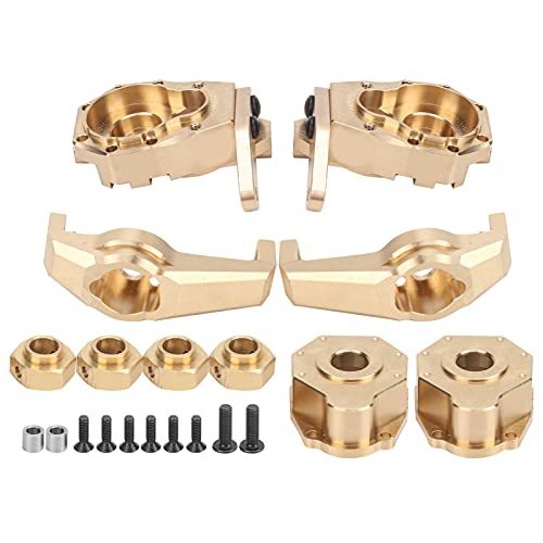 Dilwe RC-Gegengewicht, 1/10 RC Messing-Gegengewichts-Set mit Lenkschale, Getriebeabdeckung, C-Halterung, Verbinder, Schraube, Schraubsäule von Dilwe