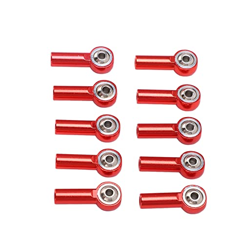 RC Kugelgelenk, 10 ST¨¹CKE M3 26mm Aluminium Verbindungsstangenkopf Kugelgelenk Gelenkstangenkopf Car Model Parts f¨¹r 1/10 1/8 Universal Fernbedienung Auto RC Crawler Zubeh?r (Rot) von Dilwe
