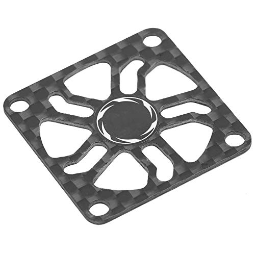 Dilwe RC Lüfterabdeckung , Kohlefaser Elektromotor Lüfterabdeckung Leichtgewicht für RC Auto Bootsmotor(40mm) von Dilwe