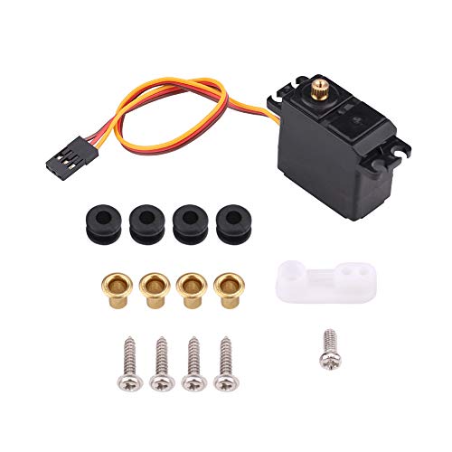 Dilwe RC Servo, servomotor, 2.2kg Metallgetriebe wasserdichte Servo Fernbedienung Zubehör für 1/16 1/14 1/12 RC Car Dilwe RC Servo, servomotor, 2.2kg Metallgetriebe wasserdichte Servo Fernbedienung Zubehör für 1/16 1/14 1/12 RC Car von Dilwe