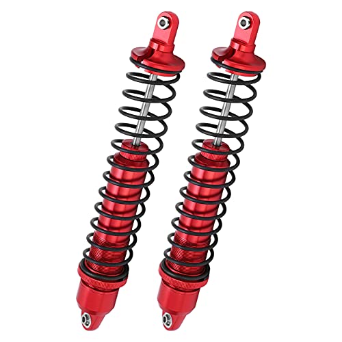 Dilwe RC Stoßdämpfer Set, 215 mm, RC Car Stoßdämpfer für 1/5 RC Auto für RC Car(rot) von Dilwe