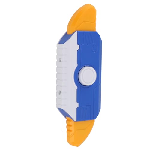 Dilwe Schwerkraftmesser-Spielzeug, Zweiköpfige, Einziehbare, Drehbare Karottenmesser mit Fingerspitzen und LED-Licht für Stressabbau und Konzentration (Weiß/Orange) von Dilwe