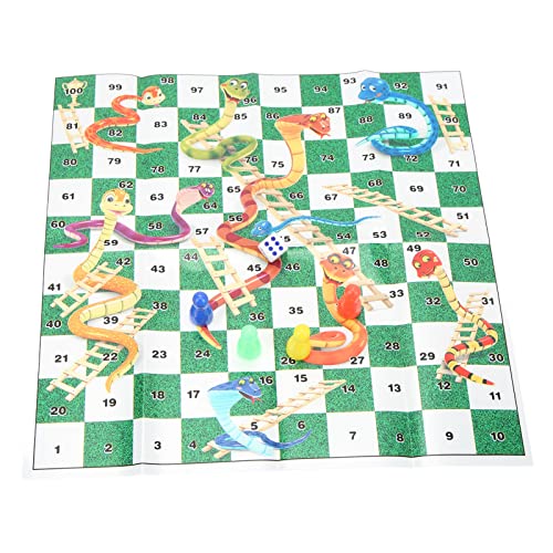 Dilwe Snake Flying Chess Game 3 in 1 Interaktiv Tragbarer Familienwürfeltier -Set mit Clear Box, Geeignet für Family Party Travel Camping, Premium -Plastikmaterial Dilwe Snake Flying Chess Game 3 in 1 Interaktiv Tragbarer Familienwürfeltier -Set mit Clear Box, Geeignet für Family Party Travel Camping, Premium -Plastikmaterial von Dilwe