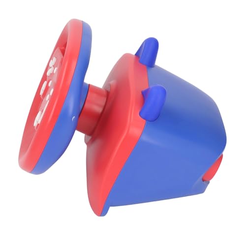 Dilwe Spiel-Lenkrad, Fahrendes Copilot-Spielzeug, Fahrendes Copilot-Controller-Spielzeug mit LED-Lichtbeschleunigungs- und Verzögerungsfunktion für (rot blau) von Dilwe
