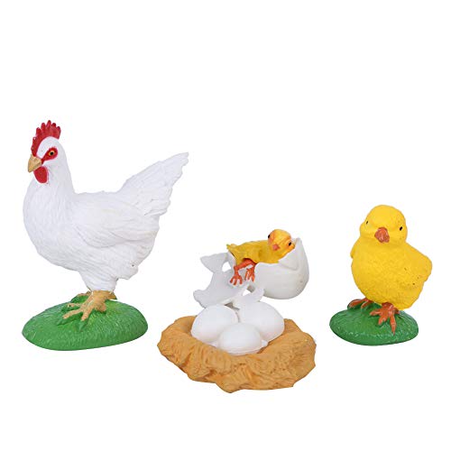 Dilwe Tiersimulationsspieleguug, Plastikhahn-Wachstumszyklus-Modell-Set, Früchziehungs-Statuen-Schicksau-Handmade-Spielzeug für Childrentiermodell-Handpuppe, Roboter Dilwe Tiersimulationsspieleguug, Plastikhahn-Wachstumszyklus-Modell-Set, Früchziehungs-Statuen-Schicksau-Handmade-Spielzeug für Childrentiermodell-Handpuppe, Roboter von Dilwe