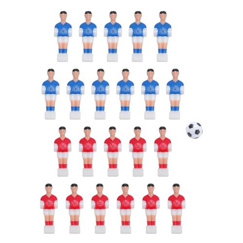 Dilwe TischfußBall-Ersatz Spieler, 11 Rot 11 Blau mit 32mm Ball für 4824 Tischfußball-Maschine Dilwe TischfußBall-Ersatz Spieler, 11 Rot 11 Blau mit 32mm Ball für 4824 Tischfußball-Maschine von Dilwe