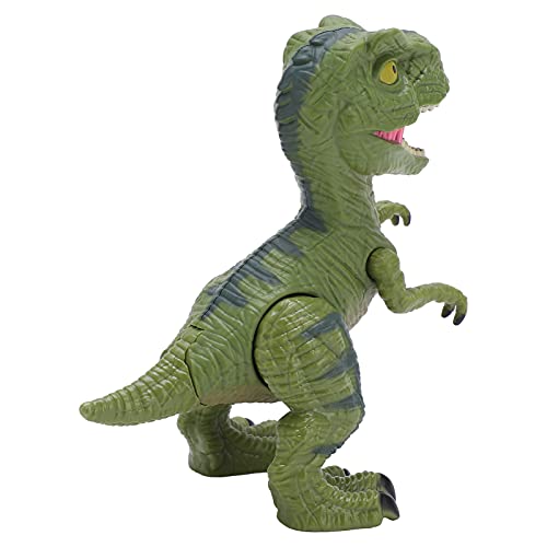 Dilwe Vivid Smart Dinosaurier Eierspielzeug mit Touchsensor Licht für Jungen Mädchen, Langlebiges Abs -Material -Simulationsmodell, für Interessantes Gameplay und Einfallsreiches Spiel (T Rex) von Dilwe