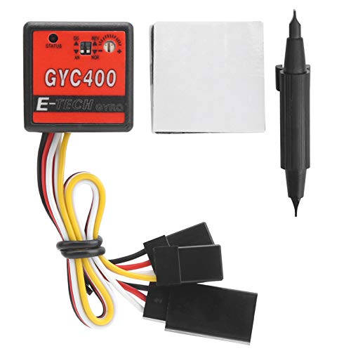 GYC400 RC Mini Gyroskop Modul, Drift Drive Control für ferngesteuertes Automodell für FUTABA / JR / Sanwa / Hi-tec / GWS / FS usw. 3,6 V - 6,5 V. von Dilwe