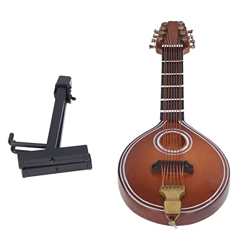 Mini-Mandoline-Instrument, 8-Saitiges Mandoline-Modell, Tragbares Mini-Holz-Musikinstrument F¨¹R Geschenke, HeimdekorationToys von Dilwe