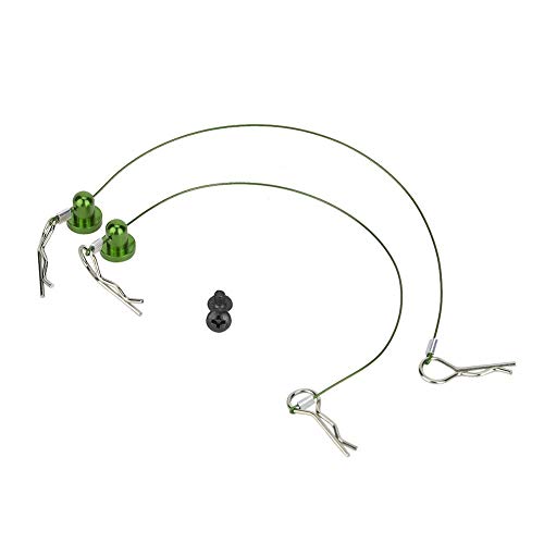 RC Auto Anti-verlorene Karosserie Shell Wire Clip Pin mit Schraube Halter fit für Hsp / Arram / Axial Ecx 1/10 RC-Car-Modell( Grün) von Dilwe