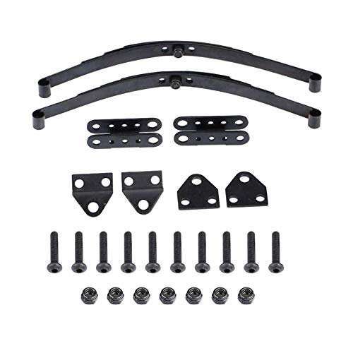 RC Auto Blattfeder Set, Premium Stahl, Metal Plate Suspension, Für / D90 / TF2 / Tractor 1/10 RC Crawler Auto, Für YOTA / M6S / K44 / RCC Achse, Schwarz RC Auto Blattfeder Set, Premium Stahl, Metal Plate Suspension, Für / D90 / TF2 / Tractor 1/10 RC Crawler Auto, Für YOTA / M6S / K44 / RCC Achse, Schwarz von Dilwe