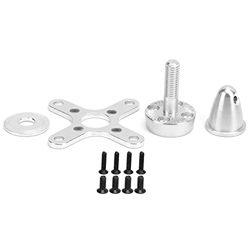 RC Flugzeug Propeller Adapter, Alu, Set Für C2822 / C2826 / C2830 / C2836 RC Motor Brushless Motor, Silber von Dilwe