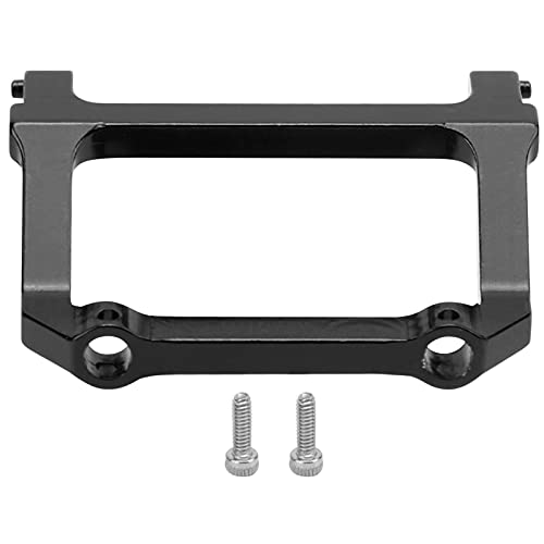 RC Frontstoßstangenhalterung,RC Frontstoßstangenhalterung RC Aluminiumlegierung Frontstoßstangenhalterung Upgrade-Teile für Axial SCX24 C10 1/24 RC Auto(schwarz) von Dilwe