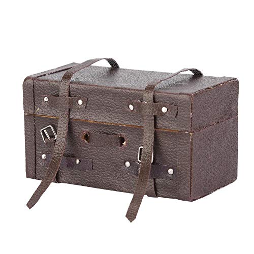 Dilwe RC Gepäckbox, Holz Maßstab 1/10 RC Kletterwagen Modell Simulation Gepäckbox Gepäck Tasche für RC 4WD D90 D110 von Dilwe