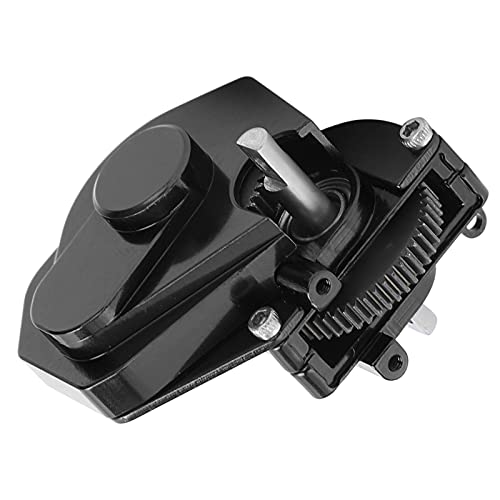 RC-Getriebe, Aluminiumlegierungs-Getriebe, Kompatibel mit Axial SCX24 90081 1/24 Simulationsmodell RC-Auto Upgrade-Teile(schwarz) von Dilwe