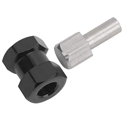 RC Hex Adapter, RC Verlängerungsrad Hex Hub Metal Driver Adapter Kompatibel mit D90 AX10 CC01 SCX10 F350( Schwarz) von Dilwe