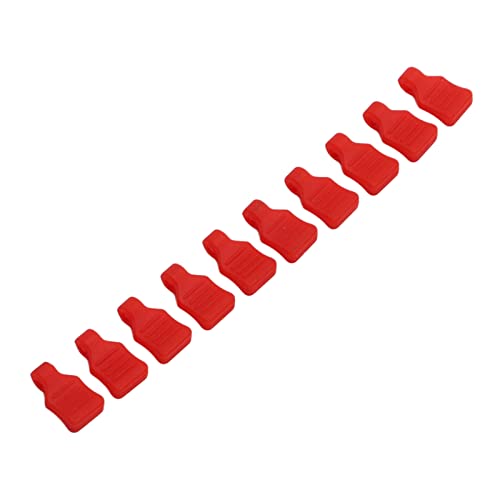 RC Karosserie Clips, Silikon + Eisen 10Pcs/Set RC Auto Befestigungshalterung mit 3mm RC Karosserie Clips Geeignet für 1/18 Ferngesteuertes Auto(rot) von Dilwe