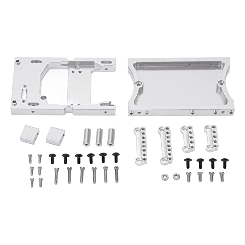 Dilwe RC-Lenkgetriebe aus Aluminiumlegierung, Kompatibel mit MN D90 MN98 RC Car, Silber Dilwe RC-Lenkgetriebe aus Aluminiumlegierung, Kompatibel mit MN D90 MN98 RC Car, Silber von Dilwe