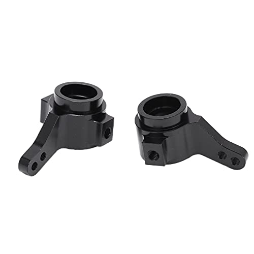 Dilwe RC-Lenkschale, 2 Stück Lenkschalen Aluminiumlegierung RC Auto Ersatzteile Zubehör für CC01(Schwarz) von Dilwe