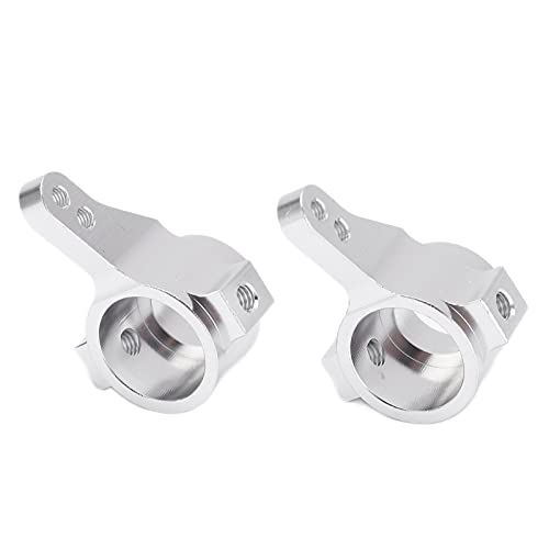 RC-Lenkschale, 2 Stück Lenkschalen Aluminiumlegierung RC Auto Ersatzteile Zubehör für CC01(Silber) von Dilwe