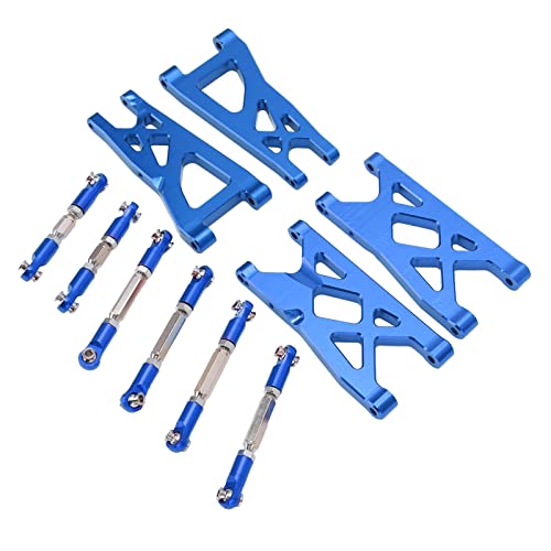 RC Querlenker und Zugstangen Set, Aluminiumlegierung RC Querlenker und Servo Link Spurstange Kompatibel für ARRMA Senton 1/10 RC Car(Blau) von Dilwe