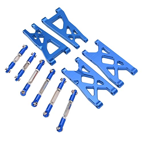 Dilwe RC Querlenker und Zugstangen Set, Aluminiumlegierung, Kompatibel für ARRMA Senton, VORTEKS, Typhon 1/10 RC Car (Blau) von Dilwe