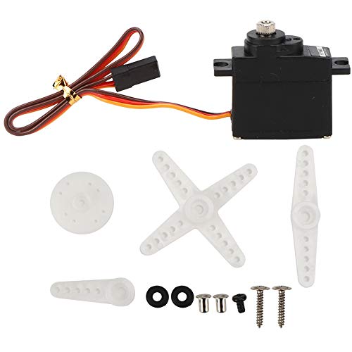 RC Servo, Kernmotorservo 17G Metallgetriebe Servo RC Digital Servo Upgrade Ersatzteile Kompatibel mit RC-Modellen.(Schwarz) von Dilwe