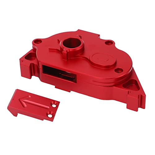 RC Transmission Gearbox Set, Aluminiumlegierung Getriebedeckel mit Montagezubehör Kompatibel mit ARRMA Granite SENTON 1/10 RC Modellen(rot) von Dilwe