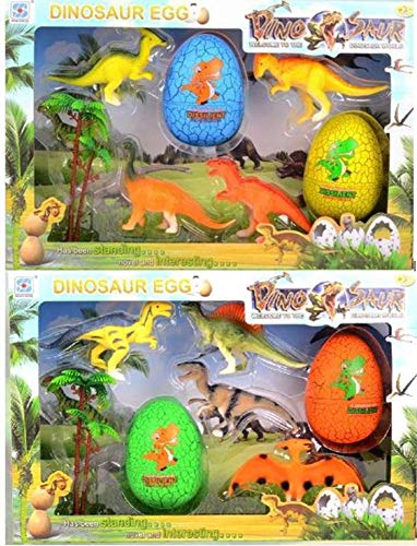 Dimasa DIM57738 4 DINOSAURIOS C/2 Eier SURTI. Set Toy von Dimasa