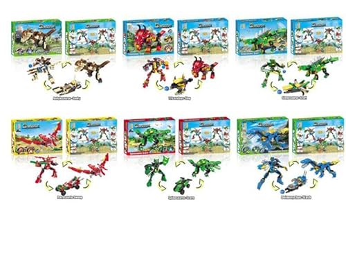 Dimasa - Bauset Dino Roboter Tierspiele, Mehrfarbig, normal (DIM12355) Dimasa - Bauset Dino Roboter Tierspiele, Mehrfarbig, normal (DIM12355) von Dimasa