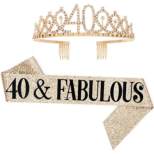 Geburtstag Königin Schärpe & Strass Tiara Kit - 21. 30. 40. 50. 60. Geburtstag Geschenke Geburtstag Schärpe für Frauen Geburtstag Party Supplies Geburtstag Königin Schärpe & Strass Tiara Kit - 21. 30. 40. 50. 60. Geburtstag Geschenke Geburtstag Schärpe für Frauen Geburtstag Party Supplies von Dimetey