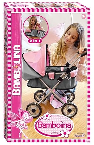 Dimian Kinderwagen mit Verdeck Bambolina - lxhxb 57cm x54 cm x 35 cm Dimian Kinderwagen mit Verdeck Bambolina - lxhxb 57cm x54 cm x 35 cm von Dimian